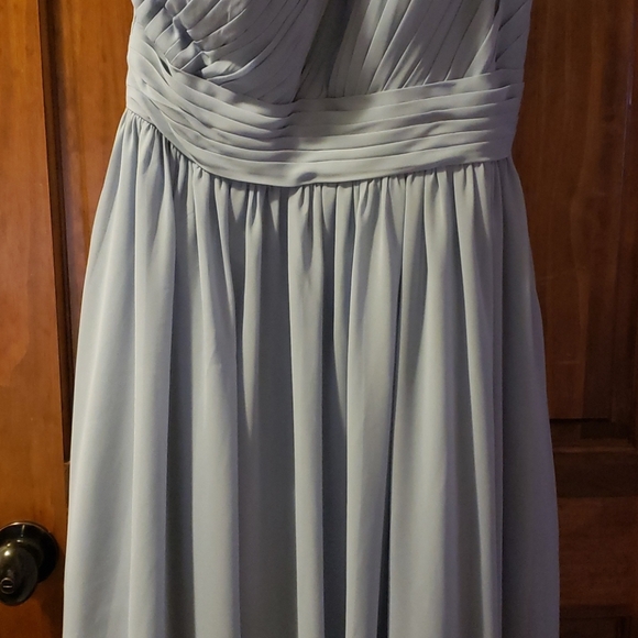 Azazie A-Line/Princess One-Shoulder Dress - Picture 2 of 6